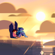 Steven and Lapis Lazuli, feeling together.